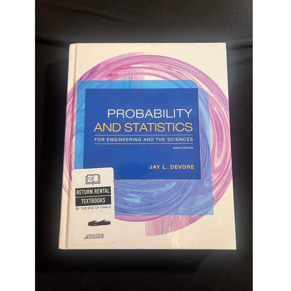 Probability and Statistics for Engineering and the Sciences 9th Ed Jay L Devore